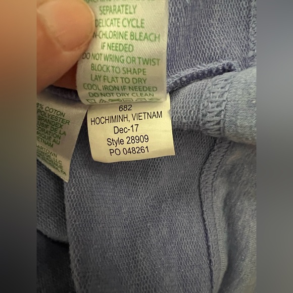 LILLY PULITZER Skipper Popover Lace Sleeves EUC - Picture 9 of 9